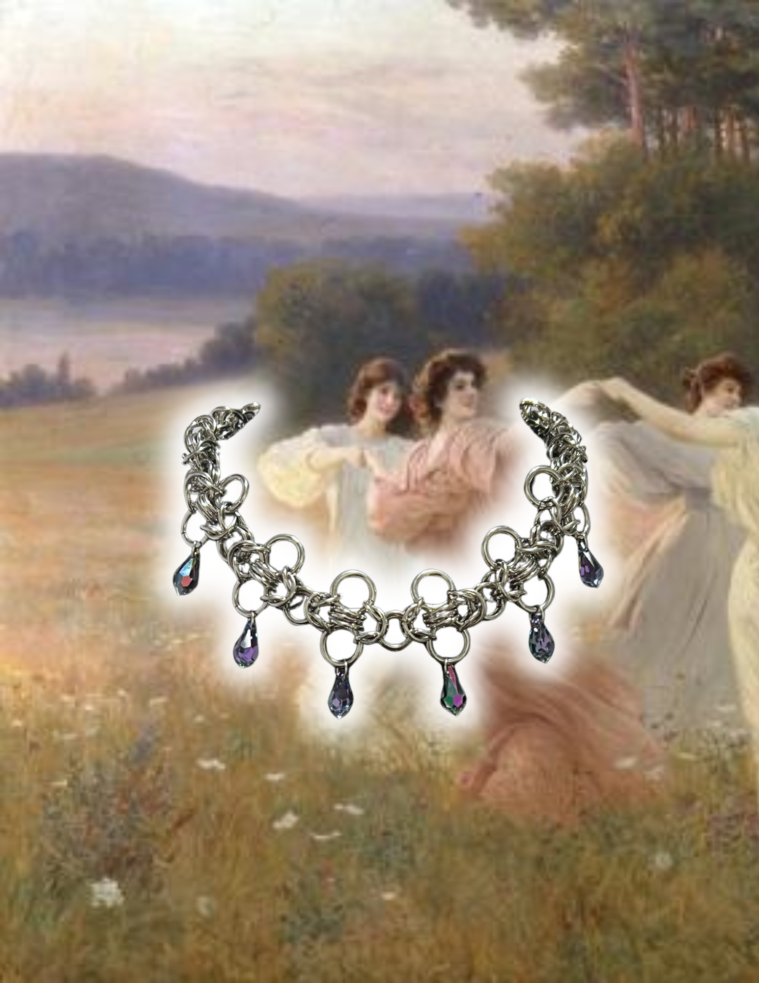 Midsummer Necklace (Purple)