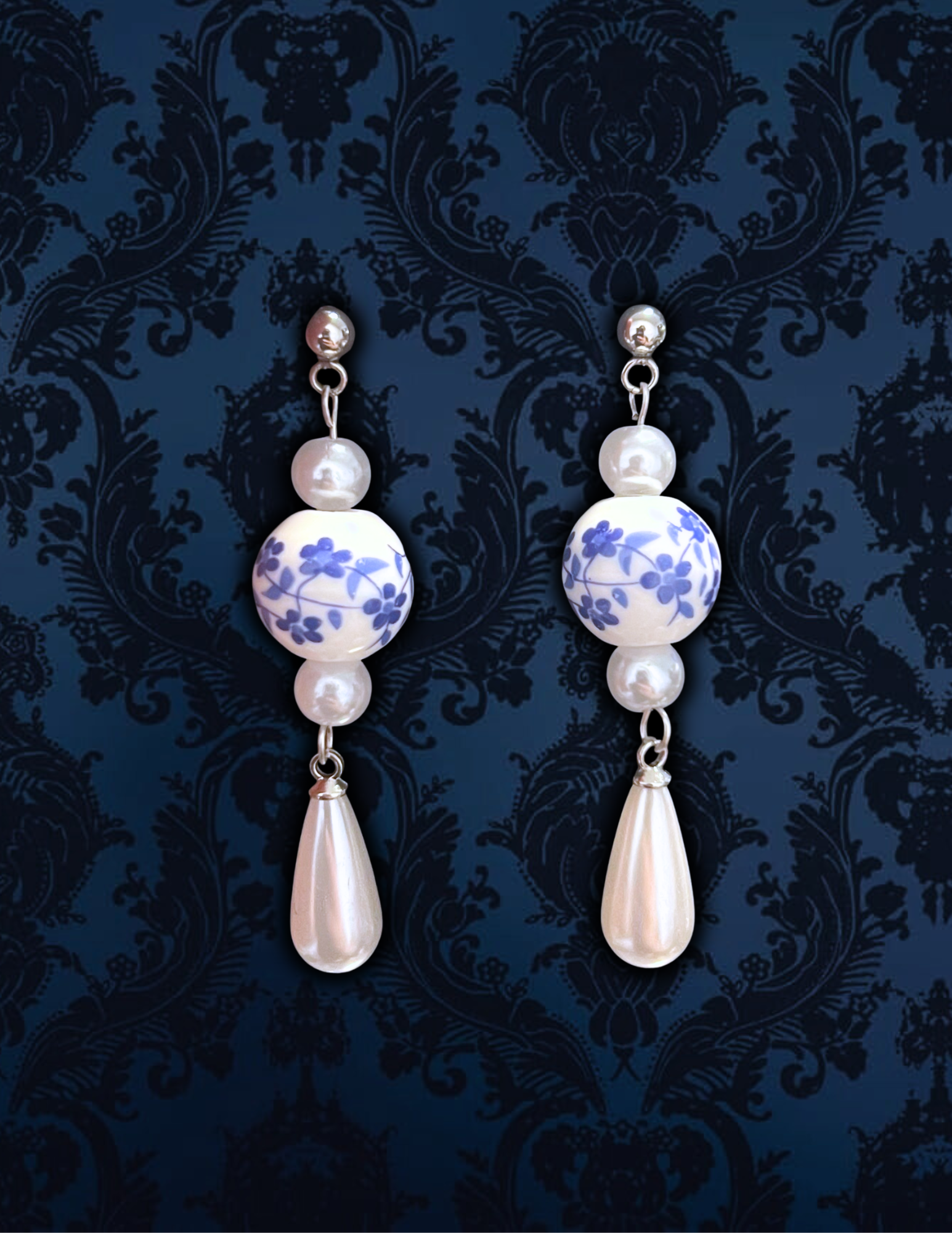 Madame Porcelain Earrings