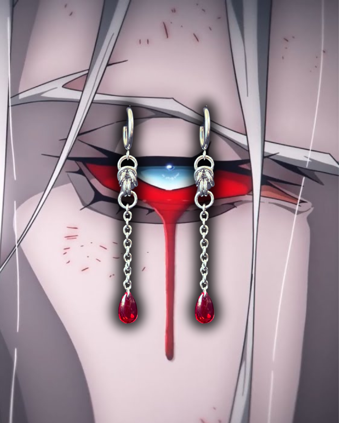 The Mad Queen Earrings in Silver (made-to-order)