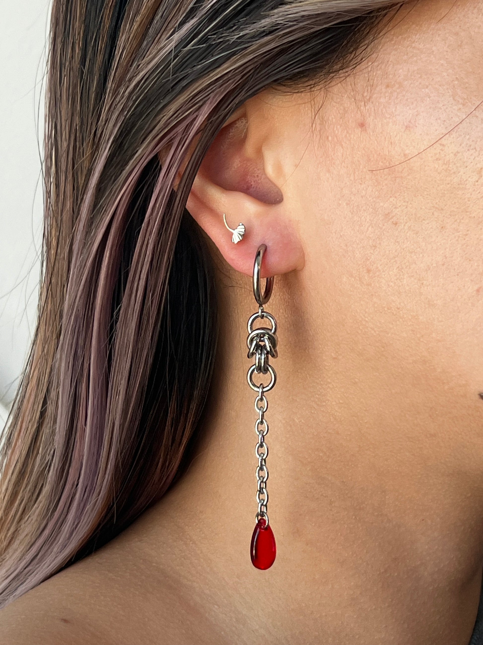The Mad Queen Earrings in Silver (made-to-order)